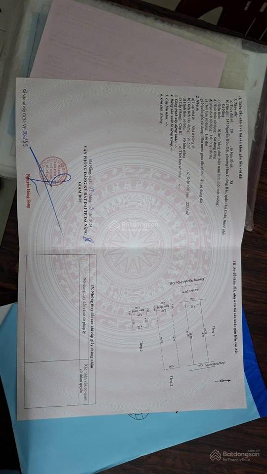 Bán gấp nhà hải châu, đà nẵng đường 10m5, có trả là bán