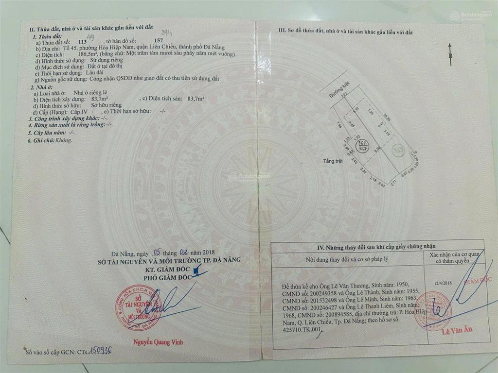 Đất kiệt 4m gần biển nguyễn tất thành , liên chiểu , hòa hiệp nam , đà nẵng