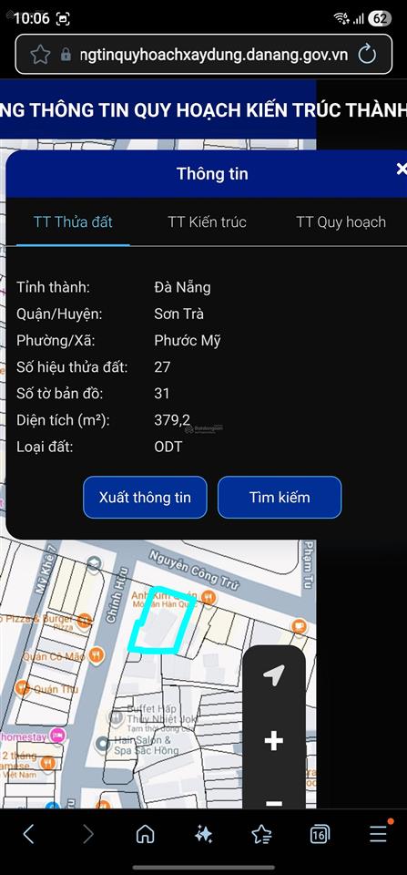 Bán hoặc cho thuê lô góc nguyễn công trứ , gần biển mỹ khê , sơn trà đà nẵng