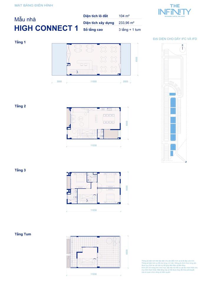 Bán shophouse the infinity phú quốcmặt dt975, vỉa hè rộng, kinh doanh mệt nghỉ 3 tầng 1 tum 6,3 tỷ