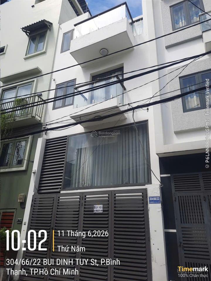 Bán gấp nhà riêng tại bùi đình túy, 13,5 tỷ, 78,3m2, 3 tầng, sân thượng
