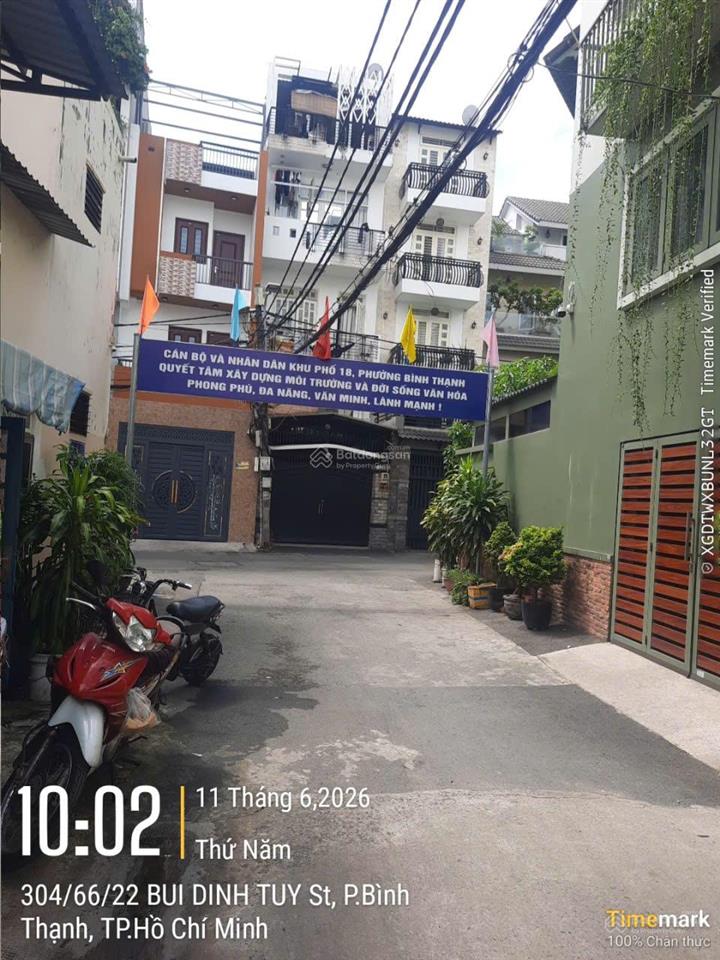Bán gấp nhà riêng tại bùi đình túy, 13,5 tỷ, 78,3m2, 3 tầng, sân thượng