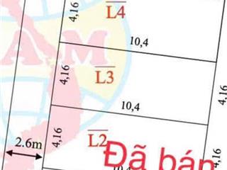 Em còn sót lô đất 43m2 tại quan âm , bắc hồng, đông anh . nay thuộc xã phúc thịnh