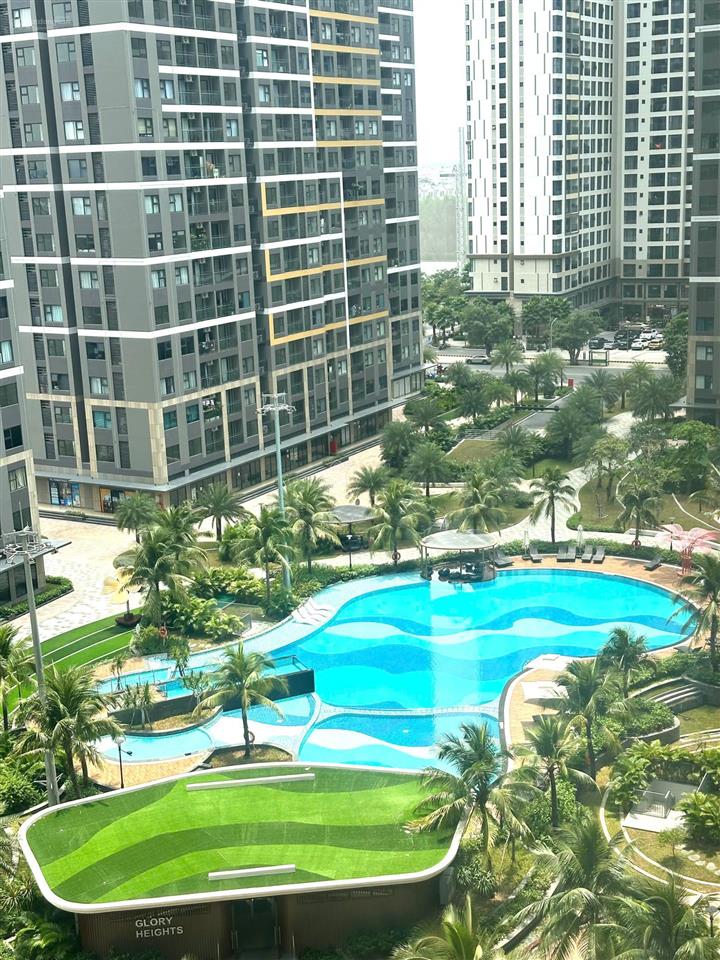 Bán căn góc 2pn+1 glory heights, view nội khu, tầng trung, hướng mát. nhà mới 100% chưa ở