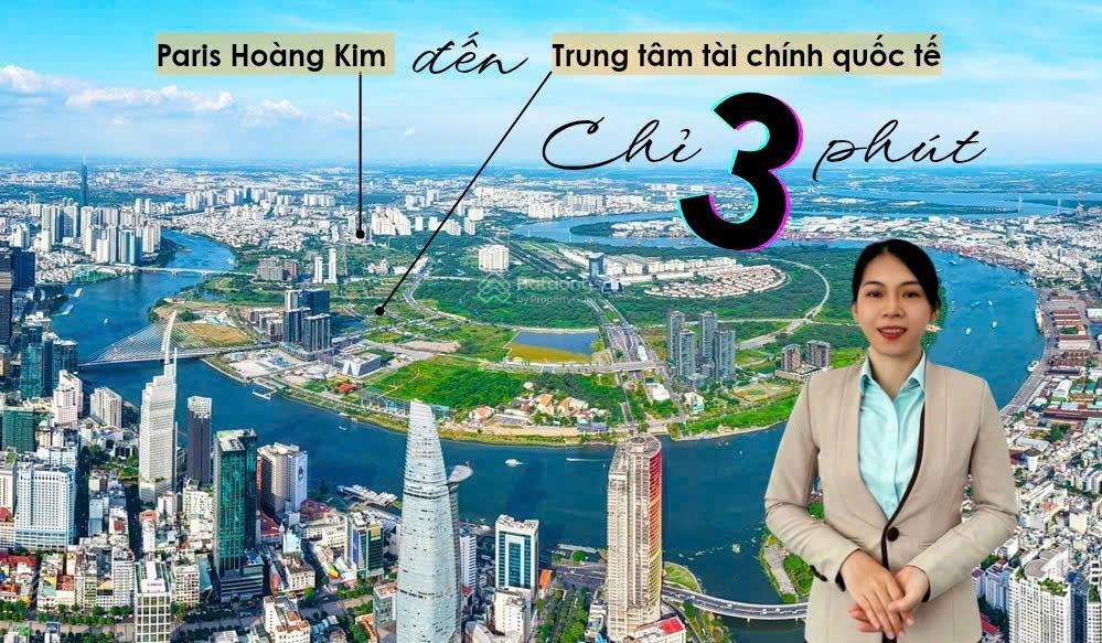 Cần bán nhanh giá tốt căn góc đẹp ban công ngoài, view thủ thiêm, sông sài gòn tại paris hoàng kim