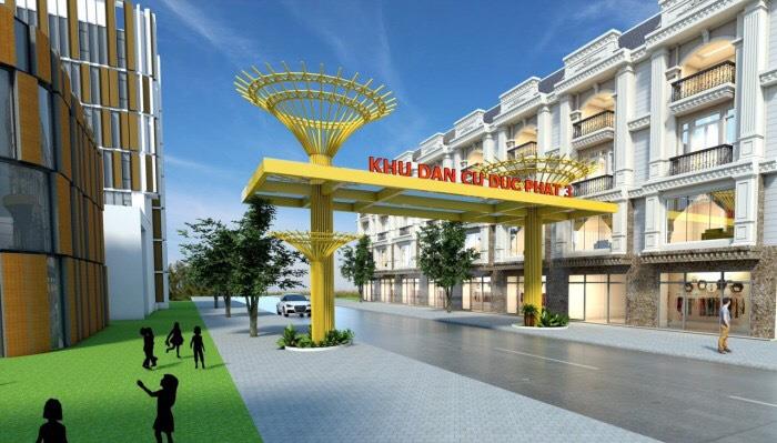 Bán 2 lô đất nền dự án tại khu dân cư đức phát 3, 80m2/lô