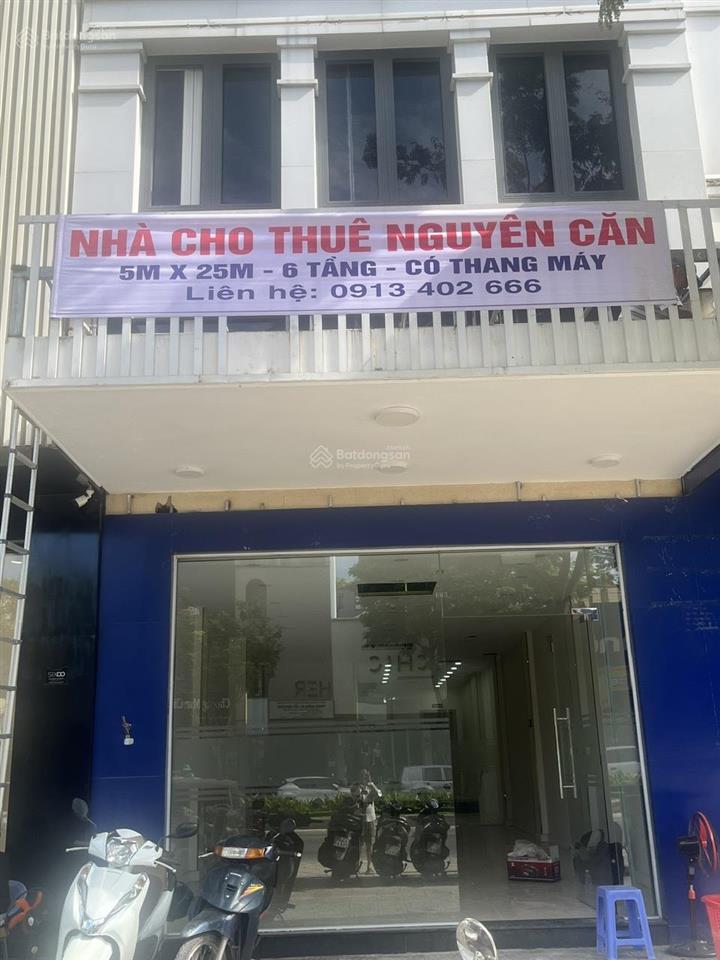 Cho thuê tòa nhà 6 tầng nguyễn văn linh gần cầu rồng, đà nẵng 121m2, 60tr/th