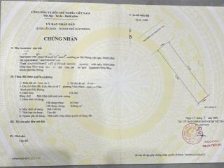 Đất trục chính 591 thiên lôi  vĩnh niệm 5 ngay gần siêu thị aeon mall  101m  mặt tiền 4,5m