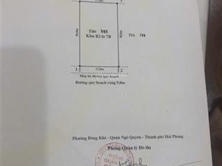 Lô đất 510m lô 7b lê hồng phong  tuyến 2 lê hồng phong  ngang 17m  vị trí đẹp