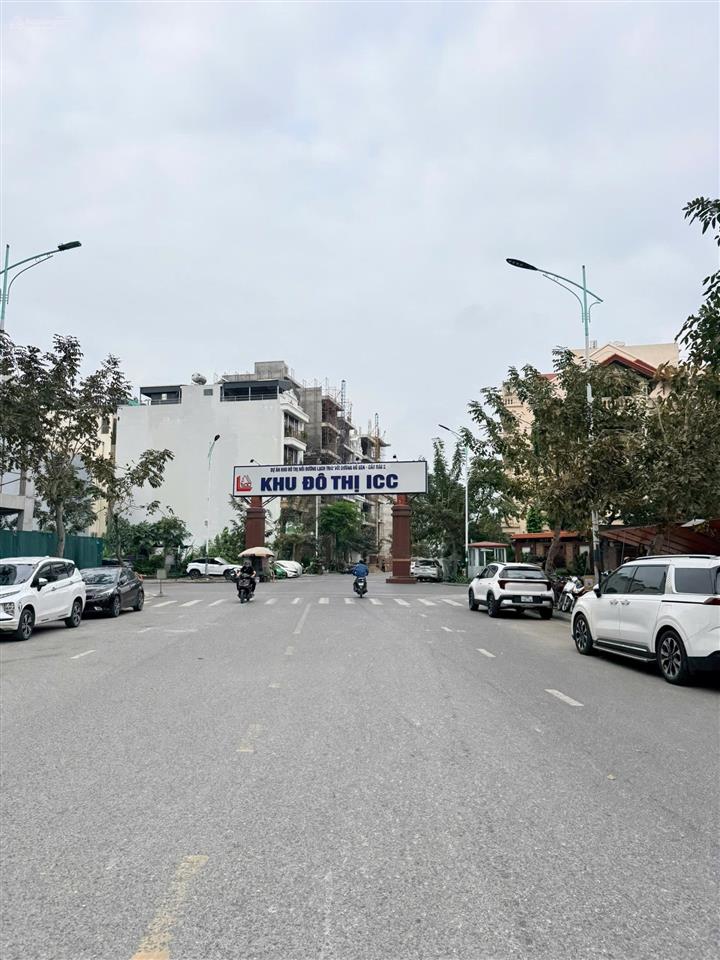 Bán toà nhà 6 tầng tuyến 1 dự án icc quán mau  150m  mặt tiền 7,5m hướng đông nam