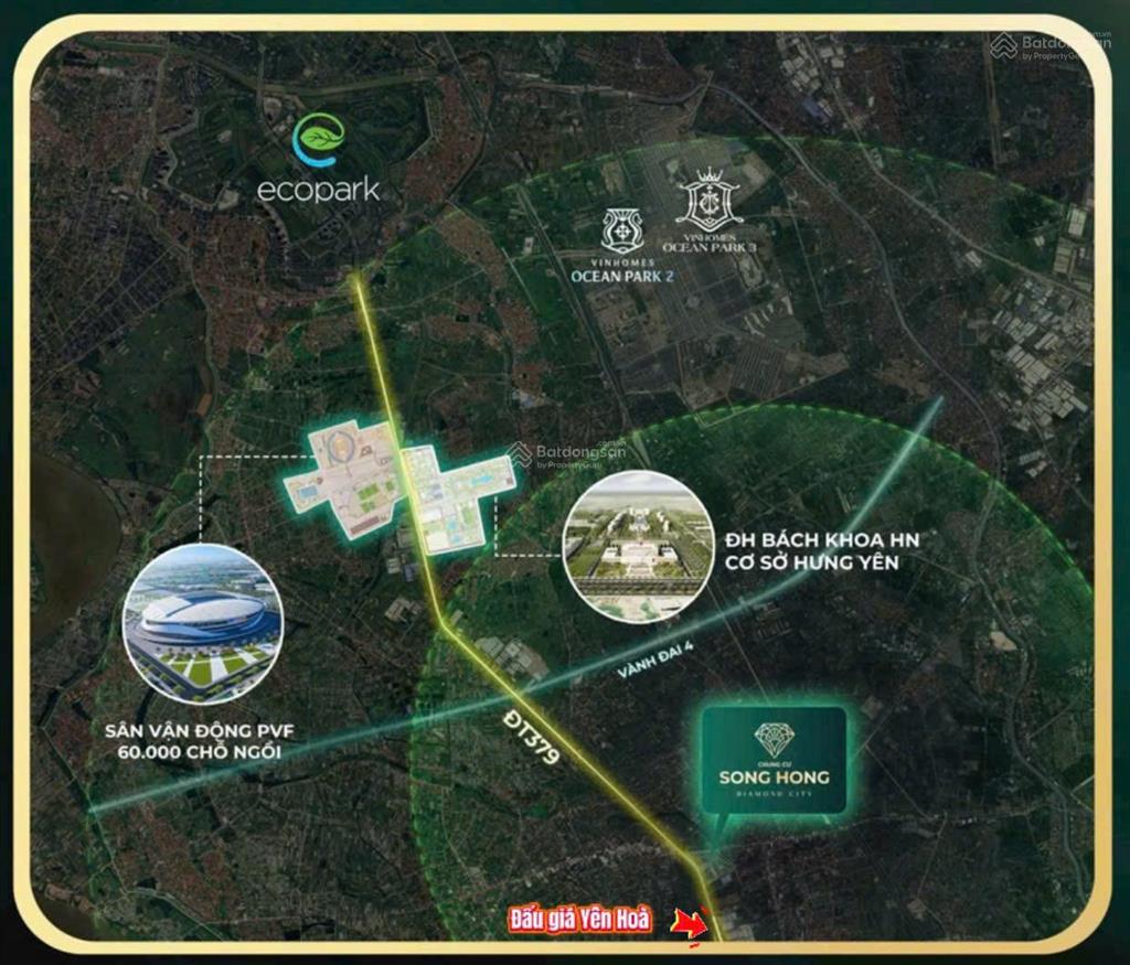 135m2 đấu giá khoá nhu 2 việt yên yên mỹ gần trục chính, ngã 3, mặt sau thoáng, giá cực tốt 4xtr/m2