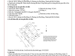 Bán nhà an phú đông 27 vào 2 sẹc gần cầu vượt bình phước, sát chợ đầu mối thủ đức