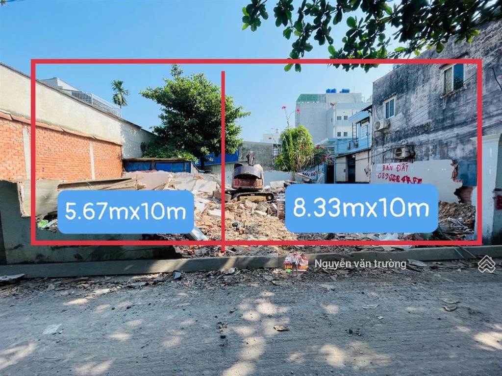 Bán đất mặt tiền hẻm 306 vườn lài vào 1 sẹc gần cầu sắt qua gò vấp