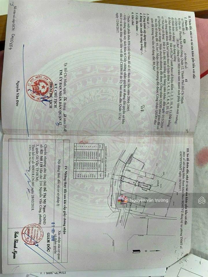 Bán đất góc 2 mặt tiền hẻm 92 gần chung cư an phú đông 5mx36m