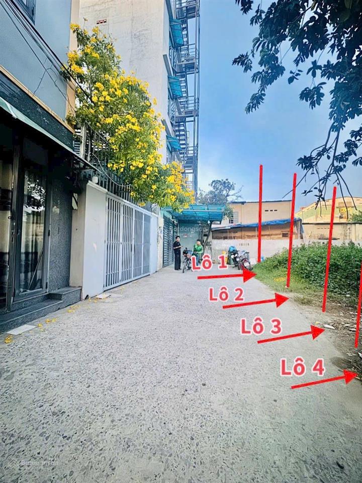Bán đất sổ hồng riêng hẻm nguyễn thị nhuần gần cầu đất sét 4mx19m
