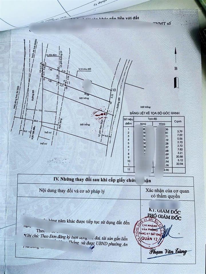 Bán đất mặt tiền sông vàm thuật vườn lài nhìn sang công viên gò vấp 5mx29,2m