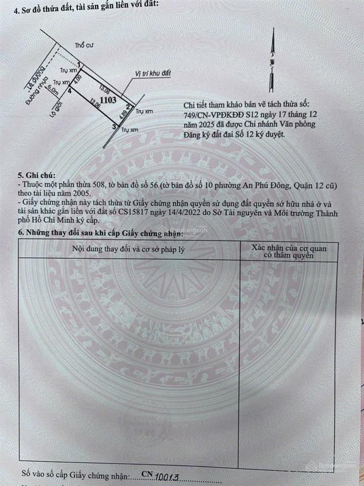 Bán đất hẻm đường an phú đông 27 giá rẻ