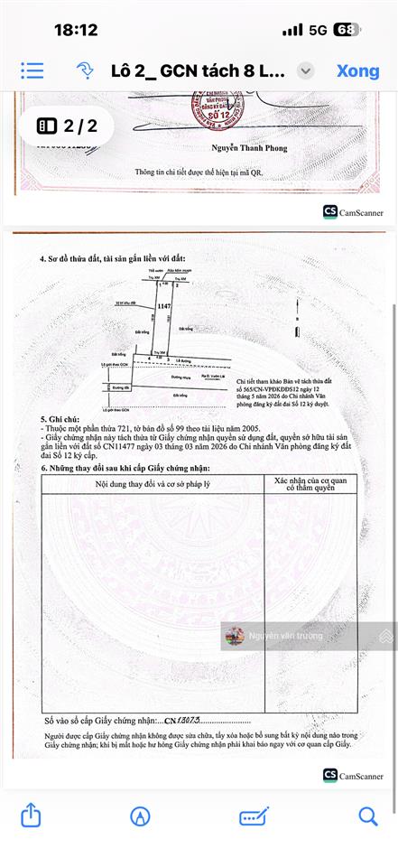 Bán đất hẻm 154 vườn lài gần sông vàm thuật về cầu sắt hơn 1km