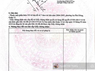 Bán nhà 3 lầu hẻm an phú đông 33 gần cầu vượt bình phước