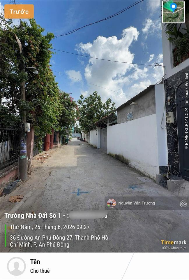 Bán nhà 3 lầu hẻm an phú đông 33 gần cầu vượt bình phước
