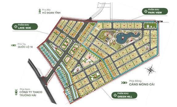 Đất nền sổ đỏ green valley (vinaconex móng cái) 120m2 lô lk cạnh lô góc đẹp, cắt lỗ sâu