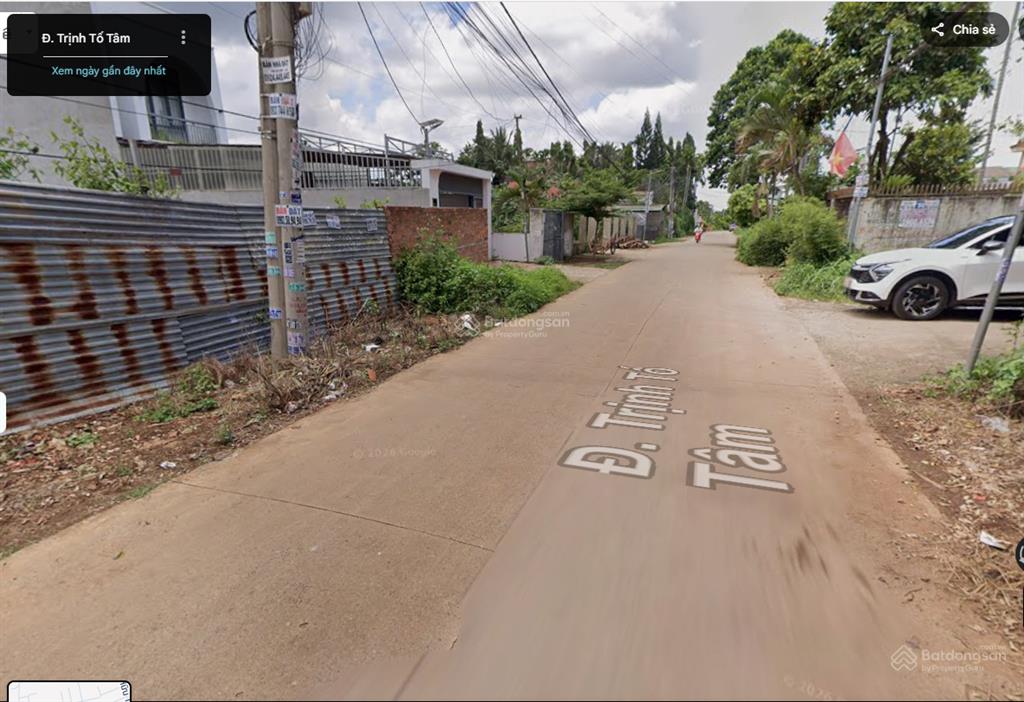 Bán đất tại trịnh tố tâm, tân lợi, buôn ma thuột, 4,9 tỷ, 178m2 hot!