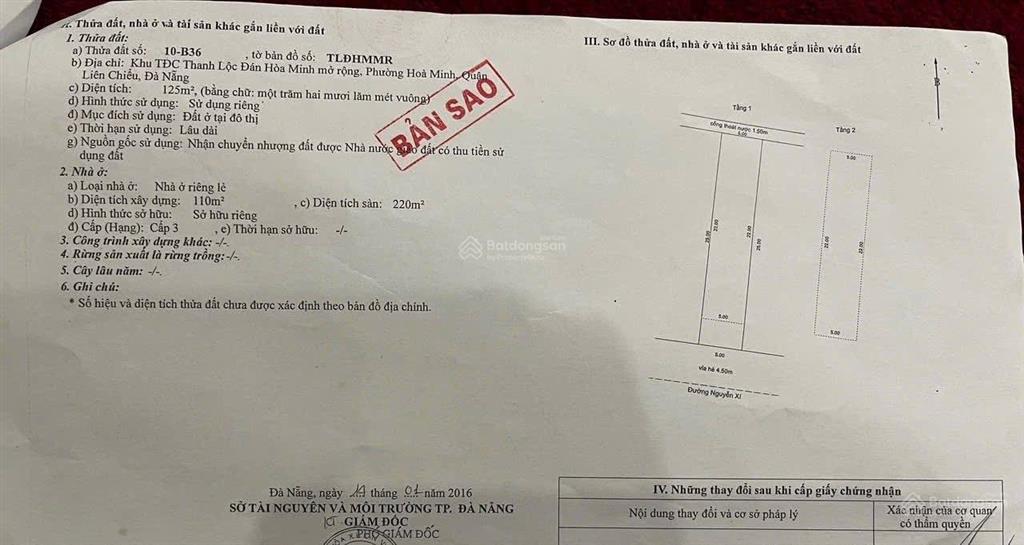 Bán nhà 2 tầng đúc mt nguyễn xí