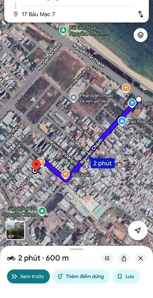 Bán 2 lô đất đường bàu mạc 7  đông nam  tây bắc