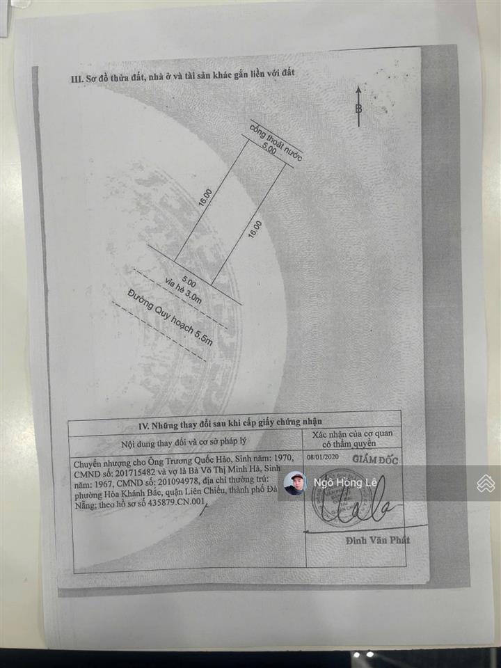 Bán lô đất đường hoà phú 2 sát khu e kim long