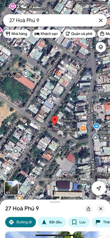 Bán lô đất đường 7m5 hoà phú 9