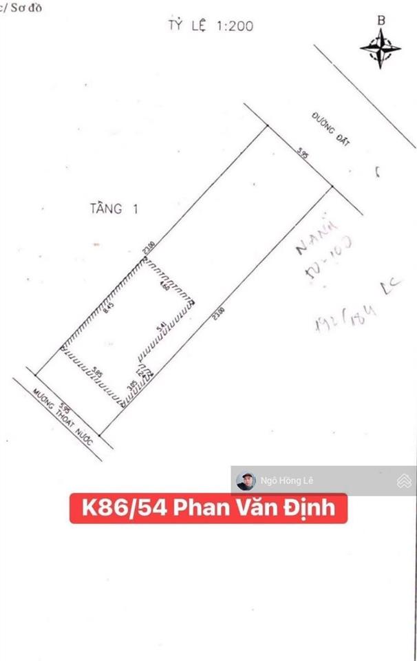 Bán lô đất kiệt 86 phan văn định