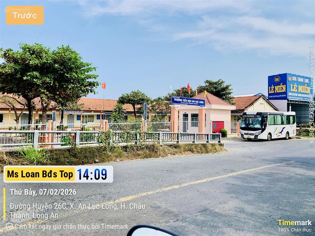 Bán đất thổ cư 149m2 (5x30m) xã an lục long, châu thành, long an, sổ hồng riêng