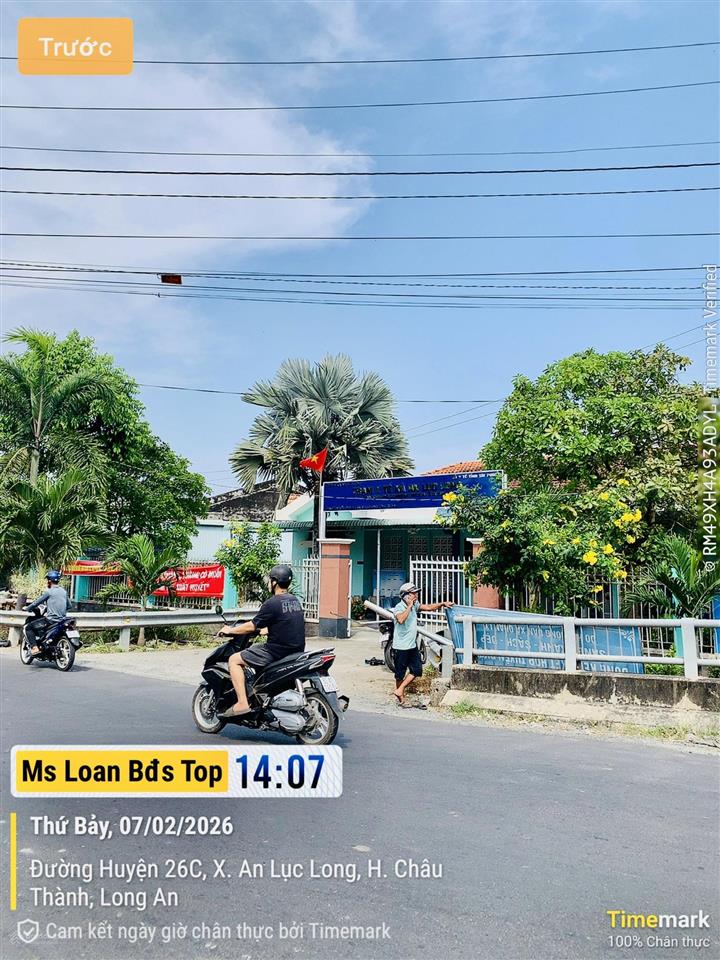 Bán đất thổ cư 149m2 (5x30m) xã an lục long, châu thành, long an, sổ hồng riêng