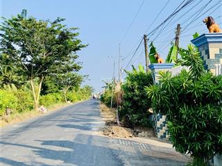 Đất thổ cư 177m2 xã long trì, châu thành, long an sổ hồng riêng 400tr cc