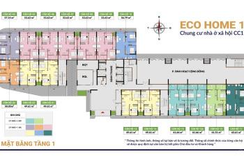 Căn hộ eco home 1 phú mỹ 59,41m2 2pn view đẹp thiết kế tối ưu