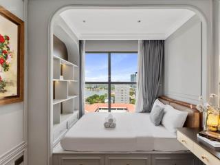 Cho thuê căn hộ saigon royal 2pn,view sông 24 triệu0918 753 ***