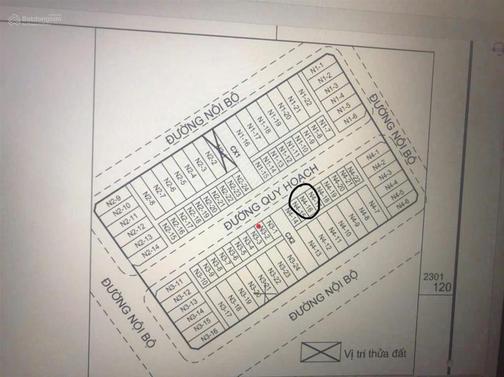 Bán đất tái định cư 40m² bìa đỏ cá nhân riêng từng lô anh dũng 5, dương kinh, hải phòng