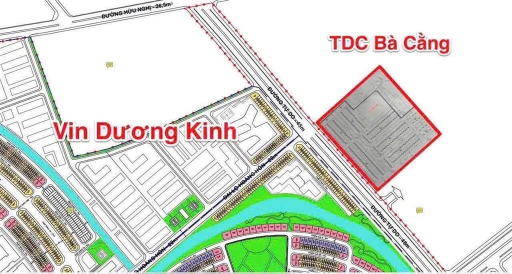 Siêu phẩm đất tái định cư bà cằng đối diện vinhomes dương kinh giá tốt cho nhà đầu tư