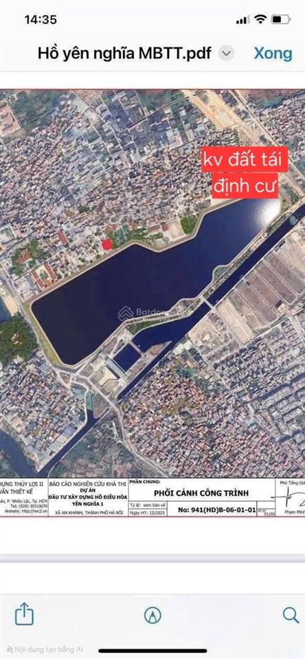 Bán nhanh lô đất đấu giá la tinh view hồ điều hòa cạnh đường vành đai 4