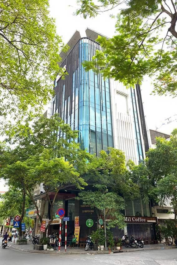 Lô góc 2 mặt tiền  nhà nguyên hồng 85m2  7 tầng  mặt tiền 7m  vị trí thương hiệu