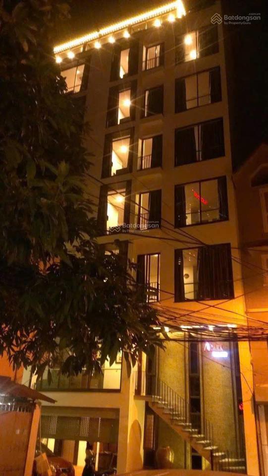 Mặt tiền 14m  dòng tiền 160tr/ tháng 8 tầng  lô góc  tòa nhà phố đào tấn
