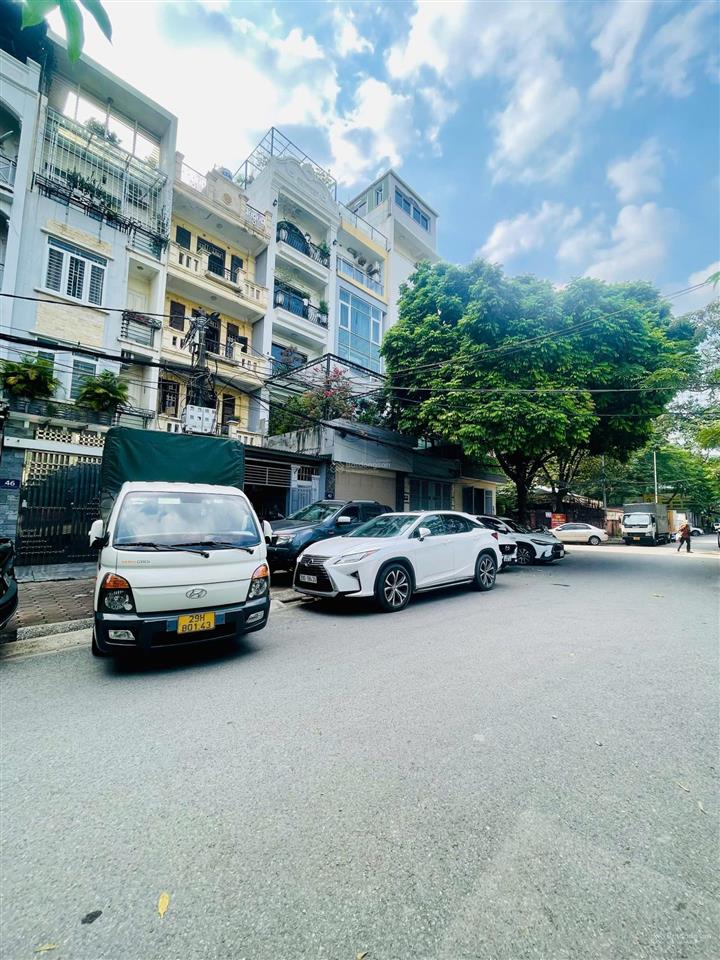 Góc 3 mặt tiền  phân lô hoàng quốc việt  50m2  6 tầng  mặt ngõ oto tránh