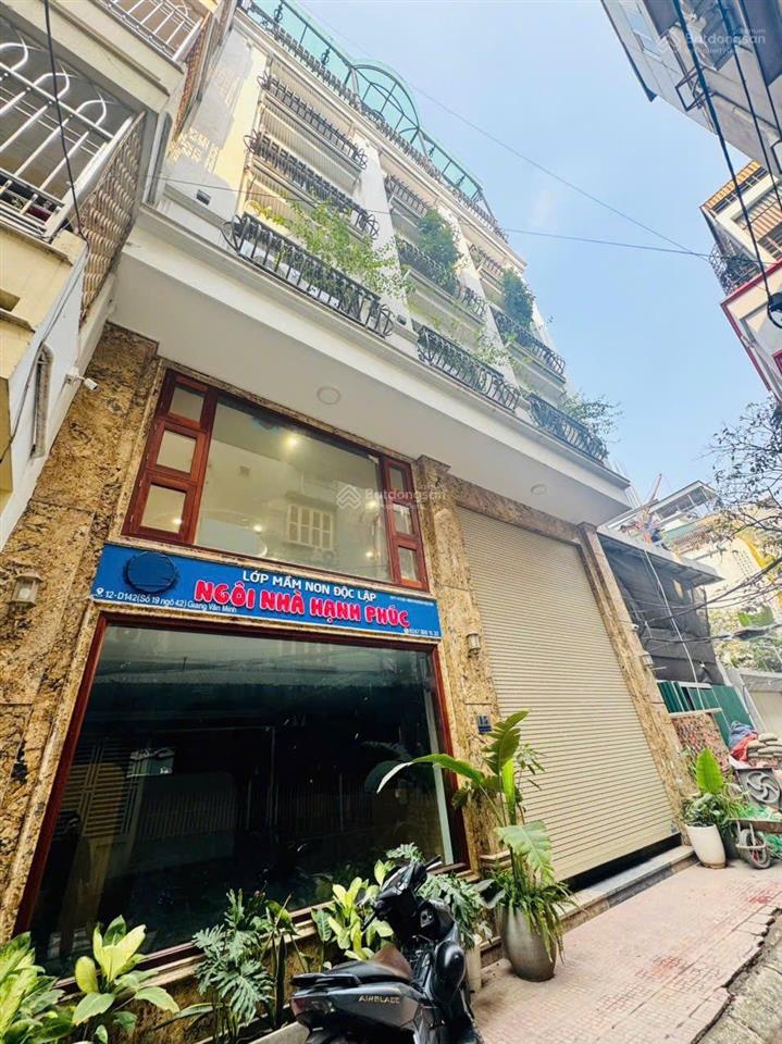 Mặt tiền 6.9m  8 tầng thang máy  nhà ba đình 50m2  mặt đường oto tránh rộng