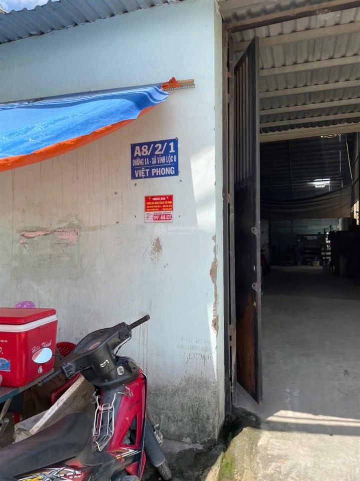 Bán nhà mặt tiền đường 1a, xã vĩnh lộc b, huyện bình chánh (hiện là xã tân vĩnh lộc)