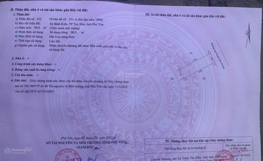 Vợ chồng mình có lô đất chung tâm tp tuy hòa cần bán