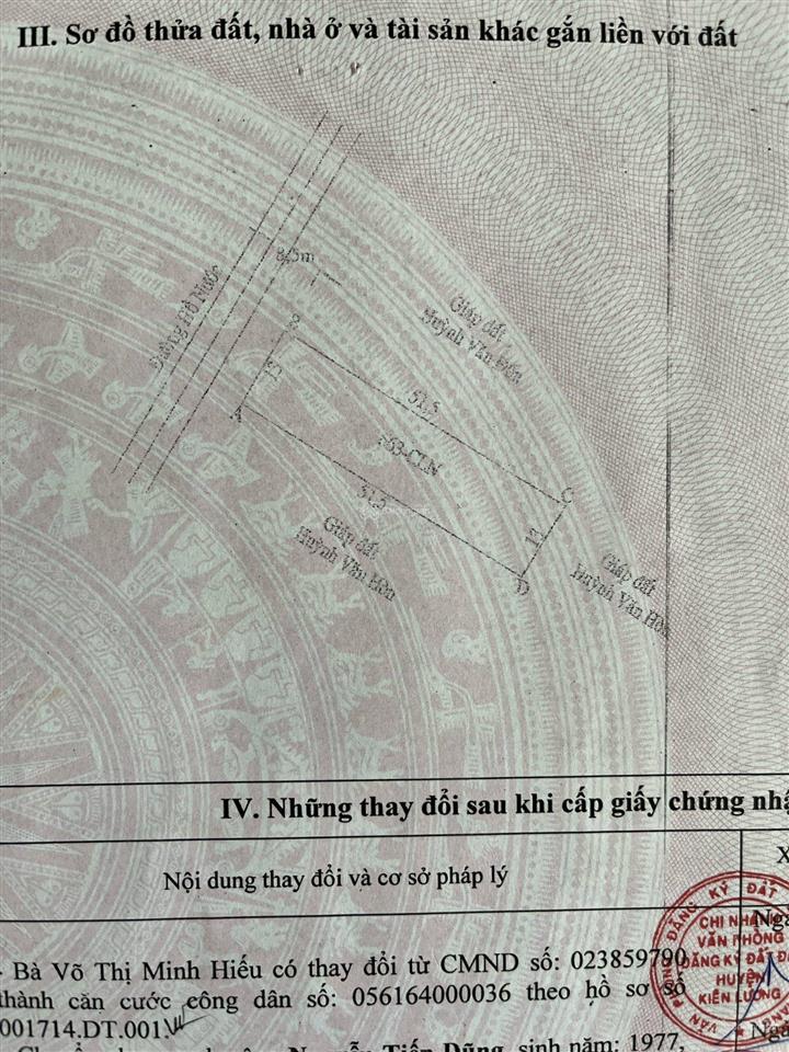 Cần bán đất đường hồ nước,khu du lịch biển bãi dương,hòn phụ tử  chùa hang kiên lương  an giang