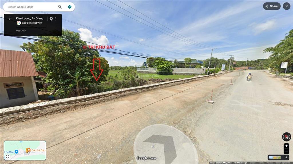 Bán đất đẹp lộ rạch đùng  hòn chông  xã kiên lương  an giang (ấp bình đông  xã bình an cũ)