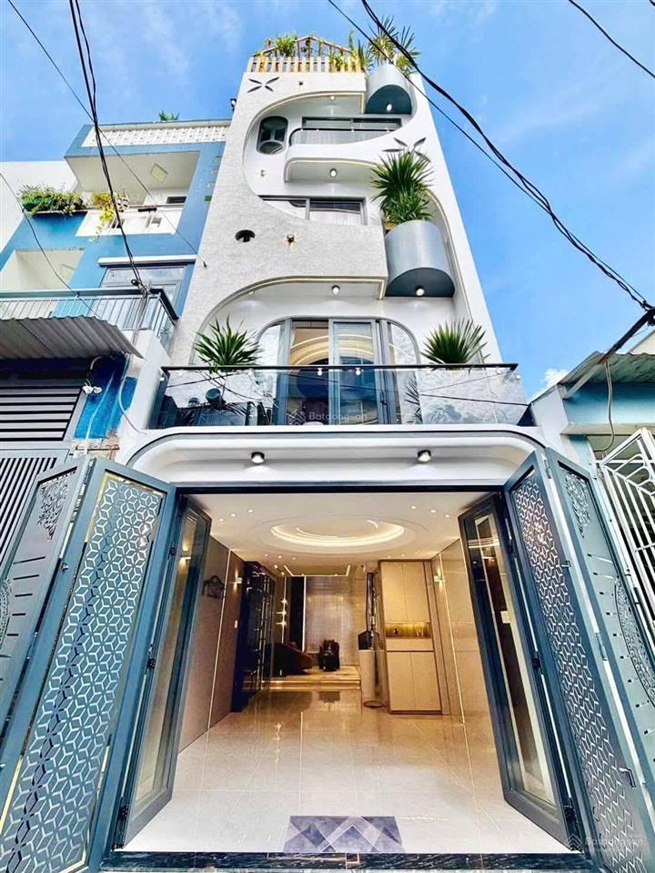 Gara xe hơi 7c  nhà đẹp 5 tầng ~52m2 phan huy ích, p12, gò vấp  còn bớt sát tân bình