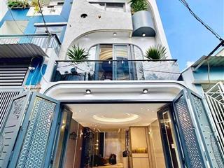 Gara xe hơi 7c  nhà đẹp 5 tầng ~52m2 phan huy ích, p12, gò vấp  còn bớt sát tân bình