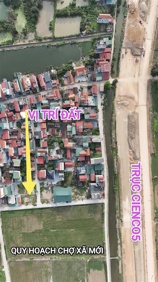 Bán đất đấu giá châu can 65m2 nằm sát trục cienco5, sát quốc lộ 1a. tiềm năng! chỉ hơn 3 tỷ